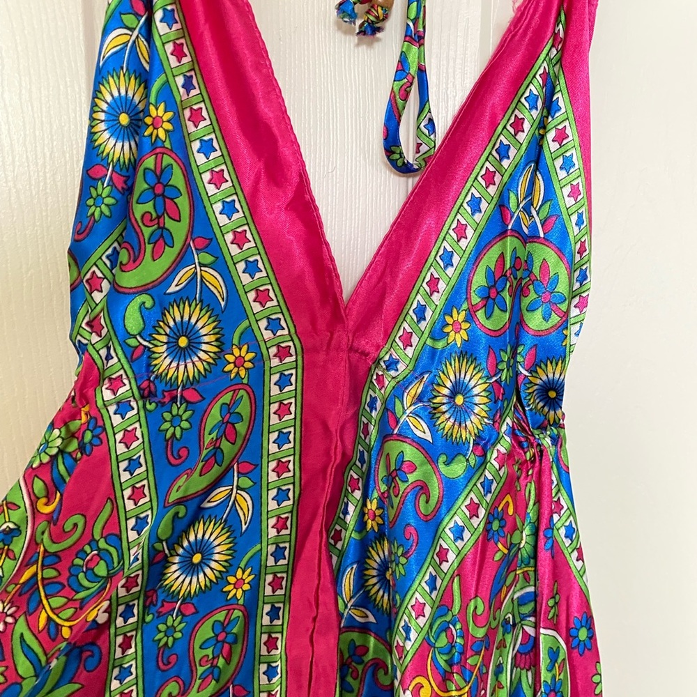 Vibrant Multicolor Maxi Dress - Picture 6 of 10